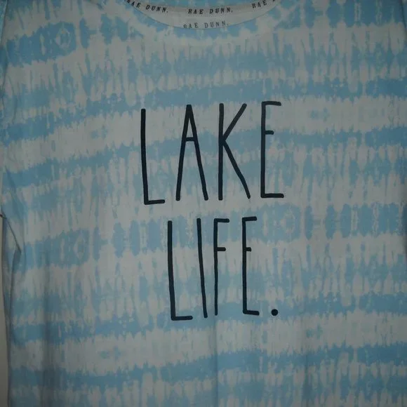 Lake Life RAE DUNN Shirt Womens Size M - Picture 3 of 4